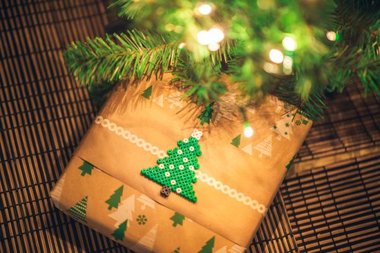 Vánoční stromeček ze zažehlovacích korálků