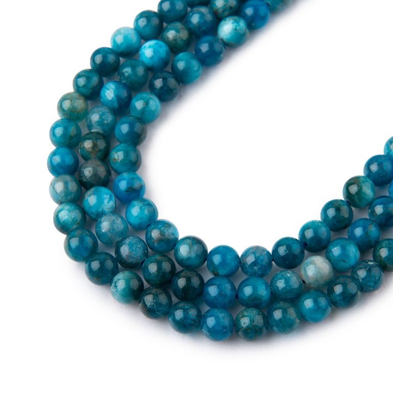 Apatite A beads 4mm