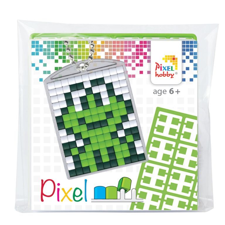 Pixel klíčenka žába