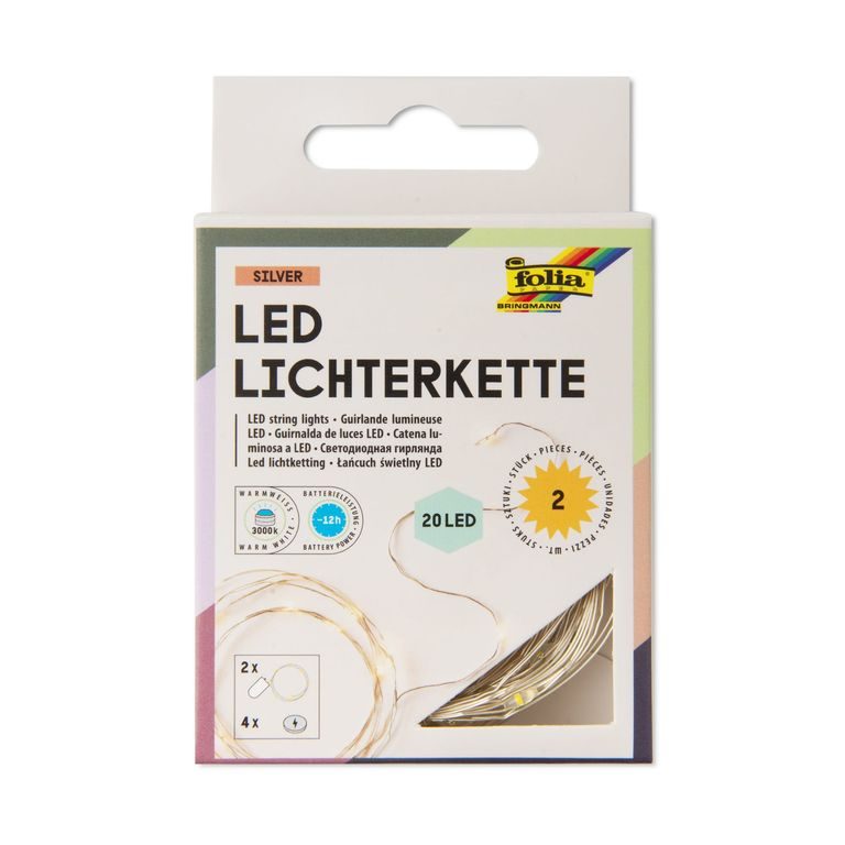 LED svietiaca reťaz 2ks