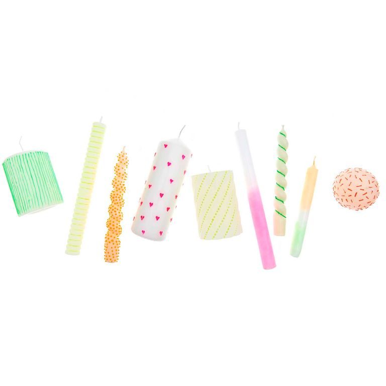 Rico design set of wax pens for painting on candles 6 pcs neon colors