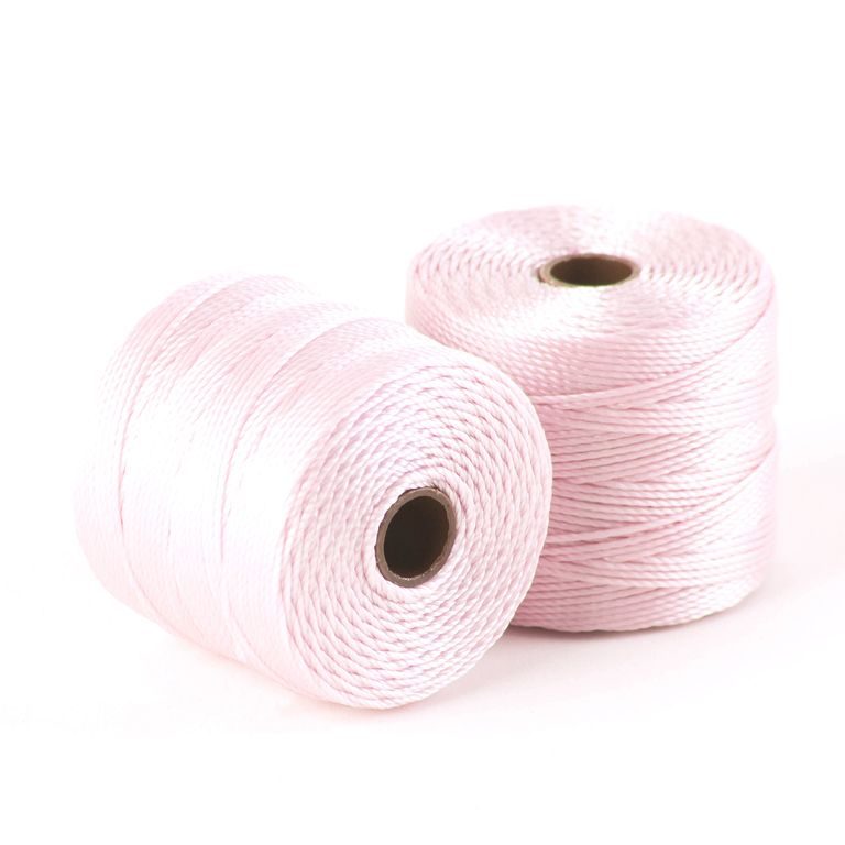 S-lon bead cord light pink