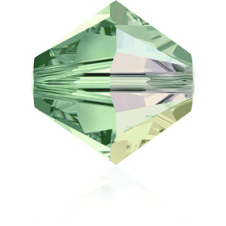 SWAROVSKI 5328 4 mm Chrysolite AB