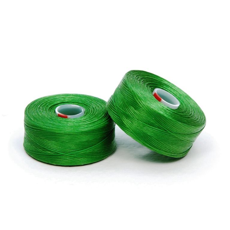 S-lon nylon beading thread D 71m green No.6