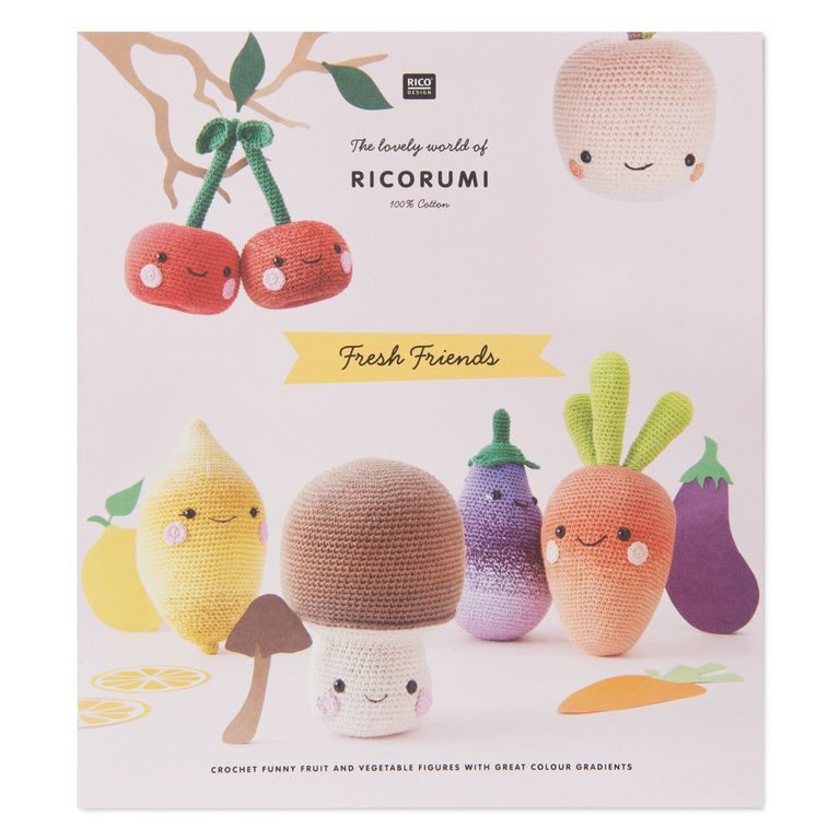 Ricorumi Crochet Patterns Book Healthy Friends English version
