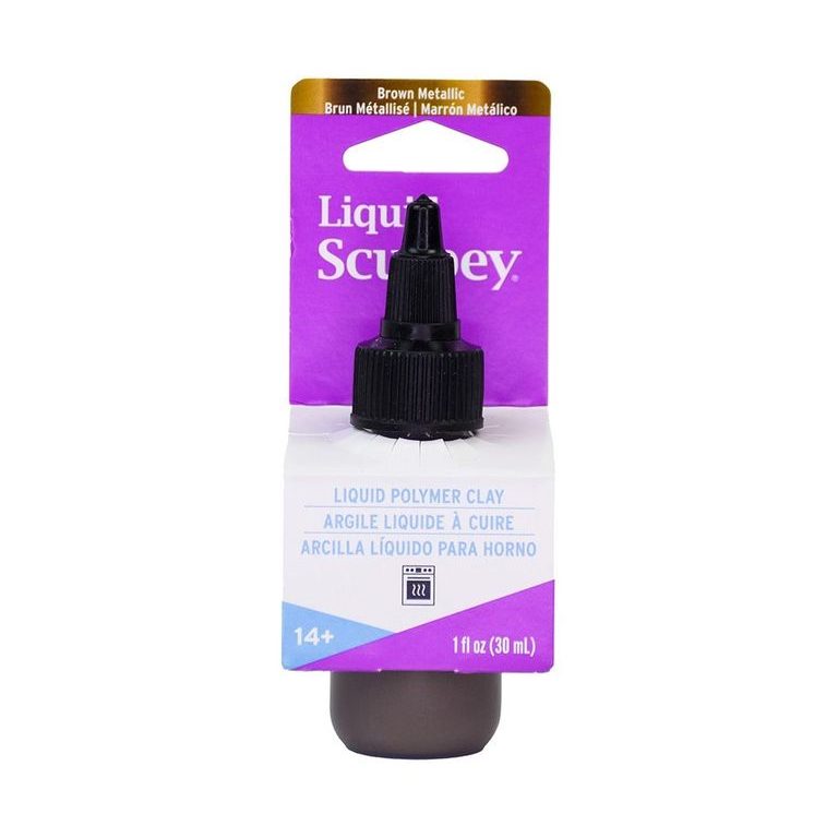 Sculpey liquid polymer clay 30ml metallic brown