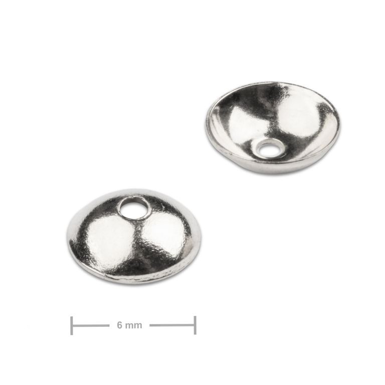 Kaplík z chirurgické oceli 6 mm