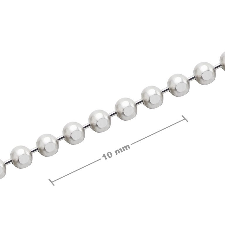Sterling silver 925 unfinished ball chain 1.5mm No.421