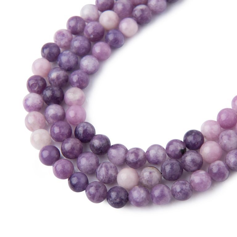 Korálky z minerálu Lepidolit 4 mm