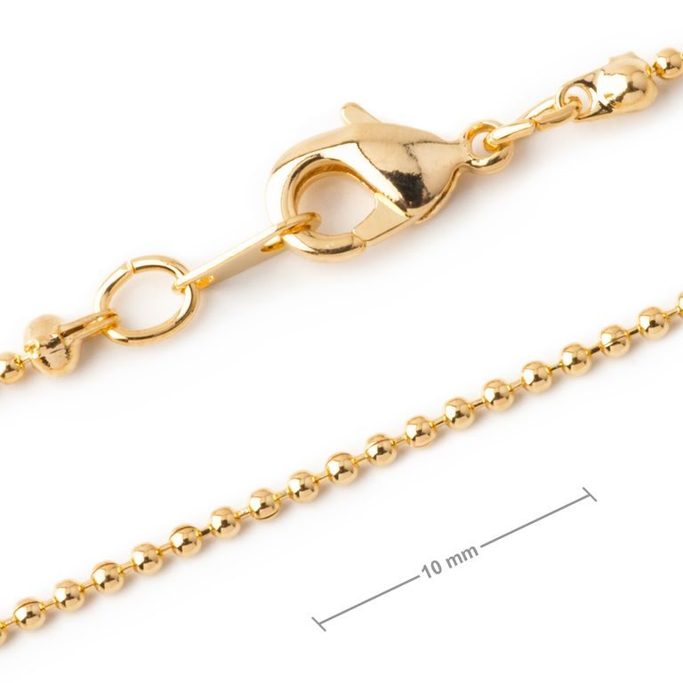 Finished chain 19 cm gold No.56