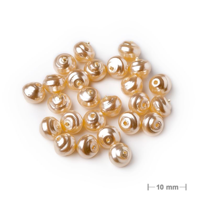 Glass pressed beads No.503