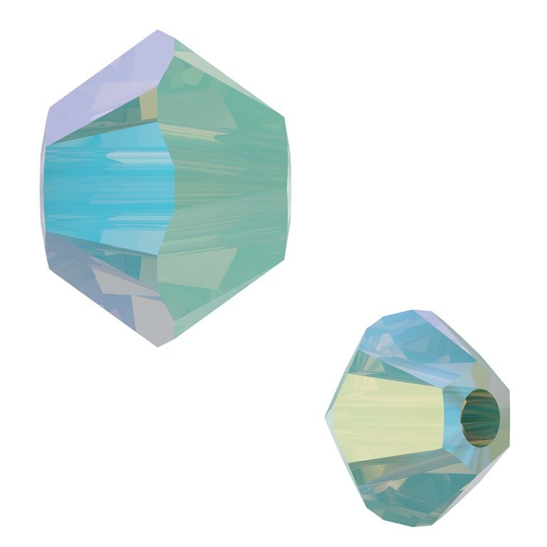 SWAROVSKI 5328 3mm Chrysolite Opal Shimmer