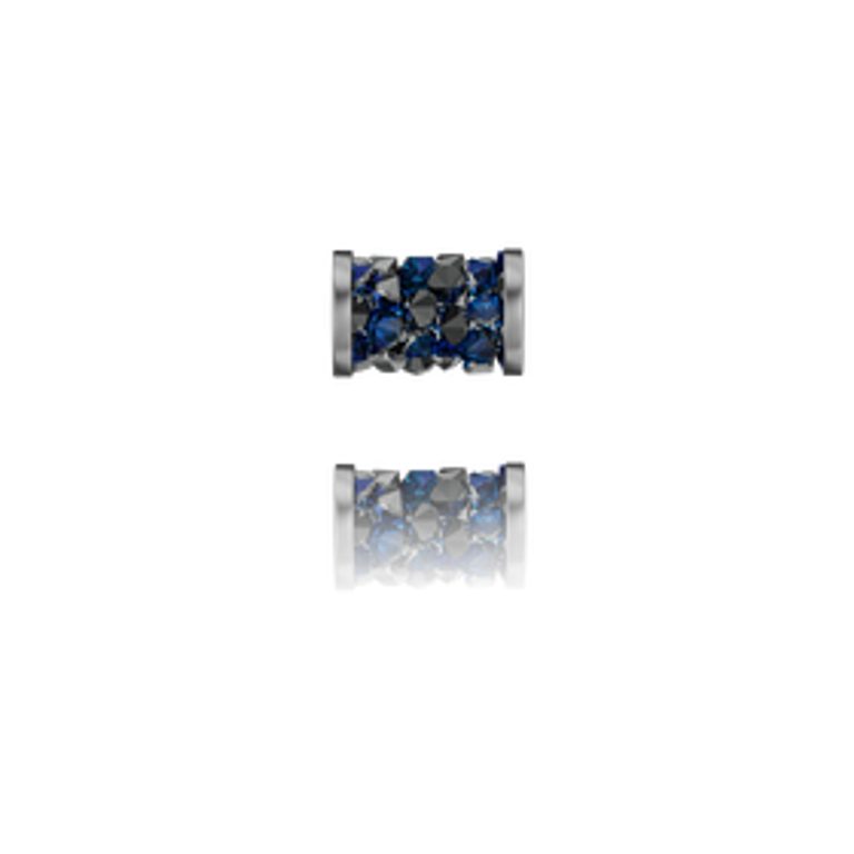 SWAROVSKI 5950 8 mm Crystal Bermuda Blue Steel