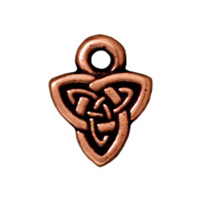 TierraCast pendant Celtic Triad antique copper