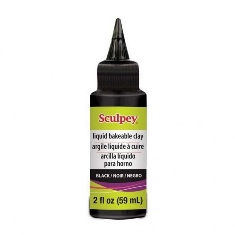 Sculpey tekutá polymérová hmota 59ml čierná