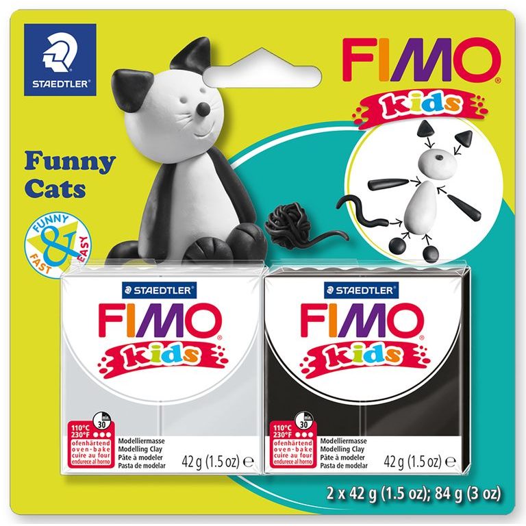 FIMO Kids set Funny Cat