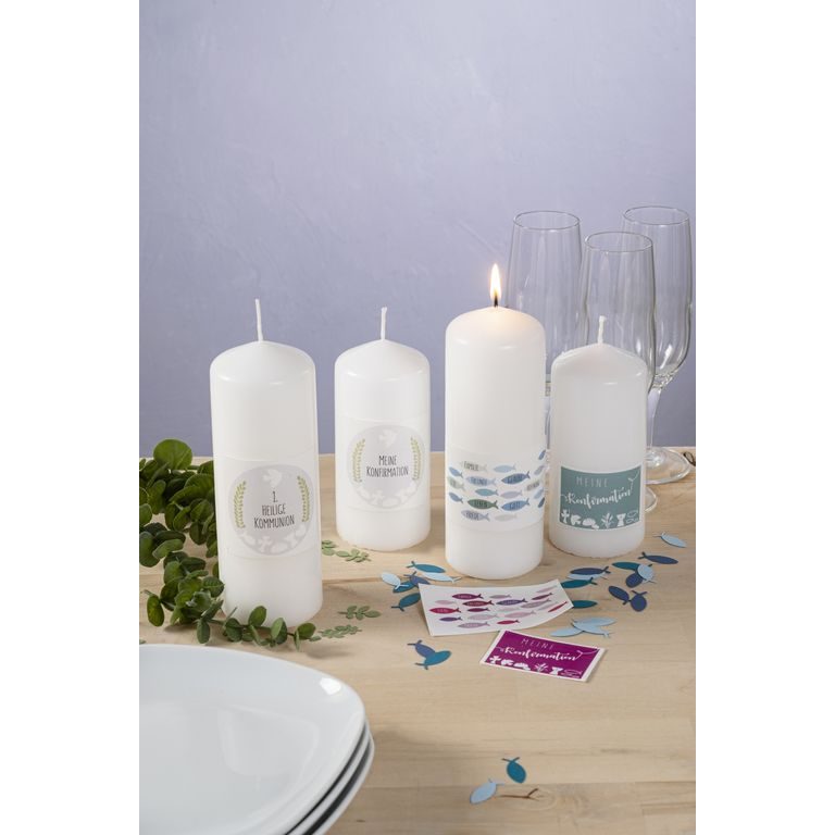 Decorative wax sheets set of 5 pcs No.6