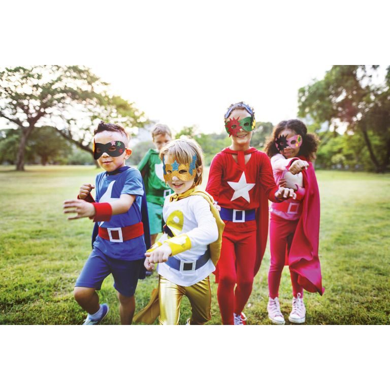 Superhero masks kit 12 pcs