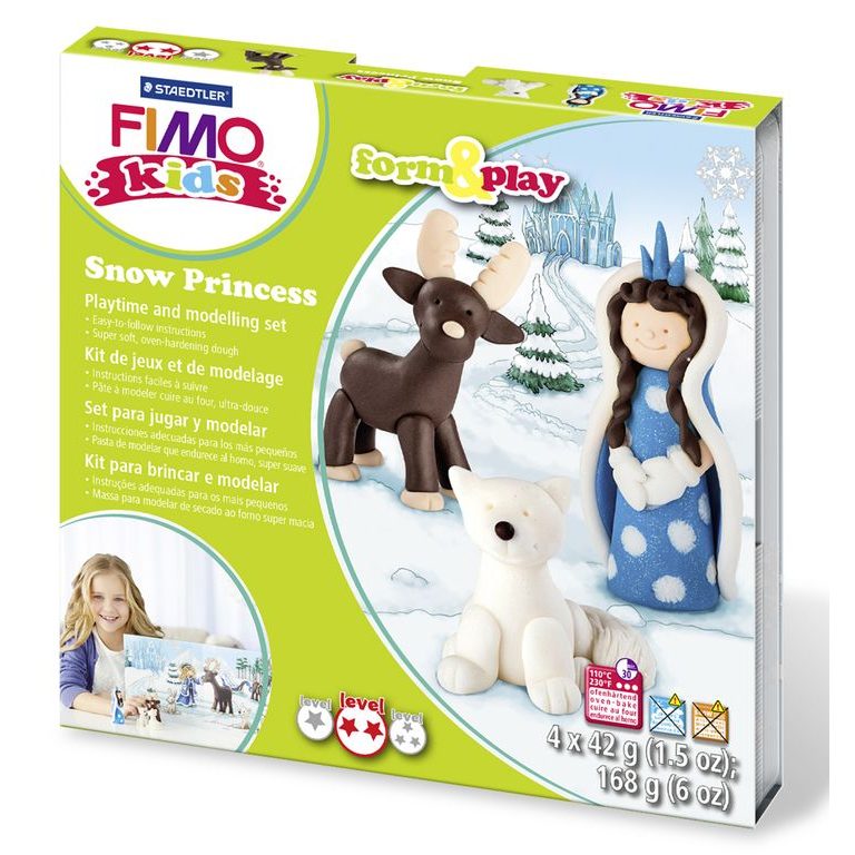 FIMO Kids Form&Play sada Sněhová princezna