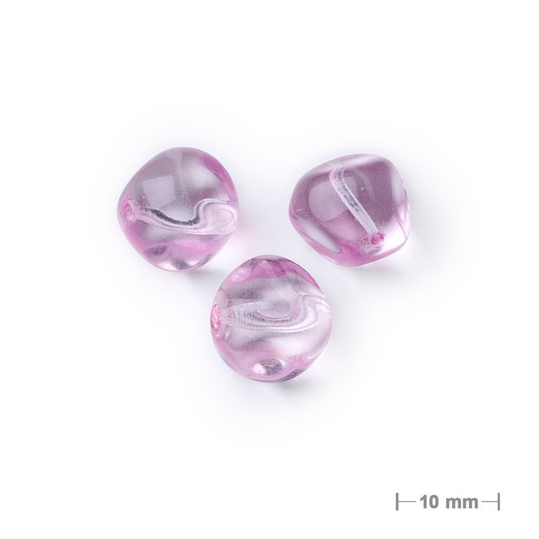 Glass pressed beads No.474