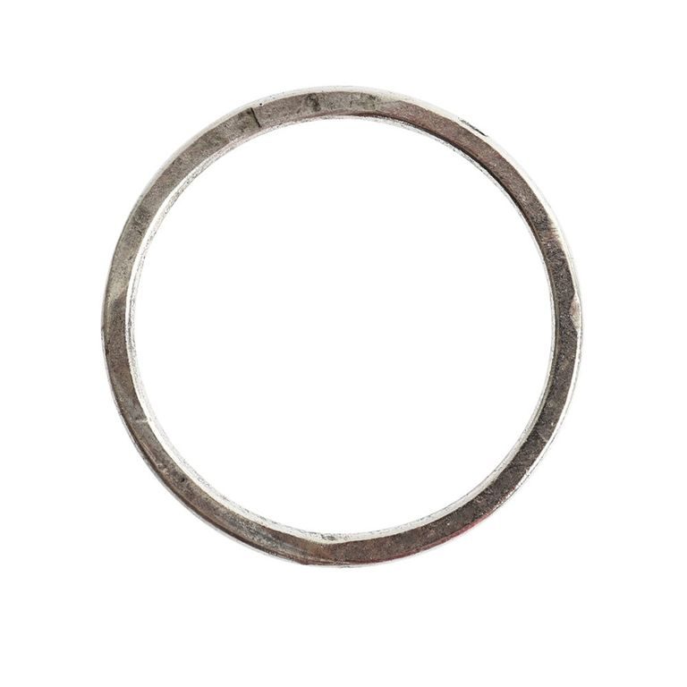 Nunn Design connector large organic circle 35mm silver-plated