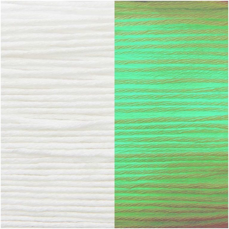 Rico design háčkovací příze Ricorumi dk bílá svítící ve tmě