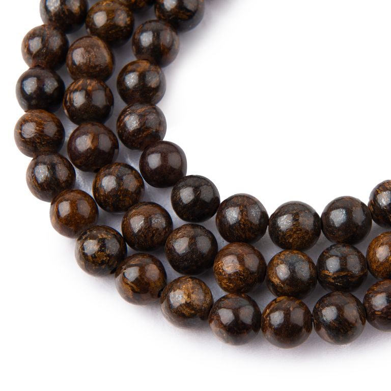 Bronzite beads 8mm