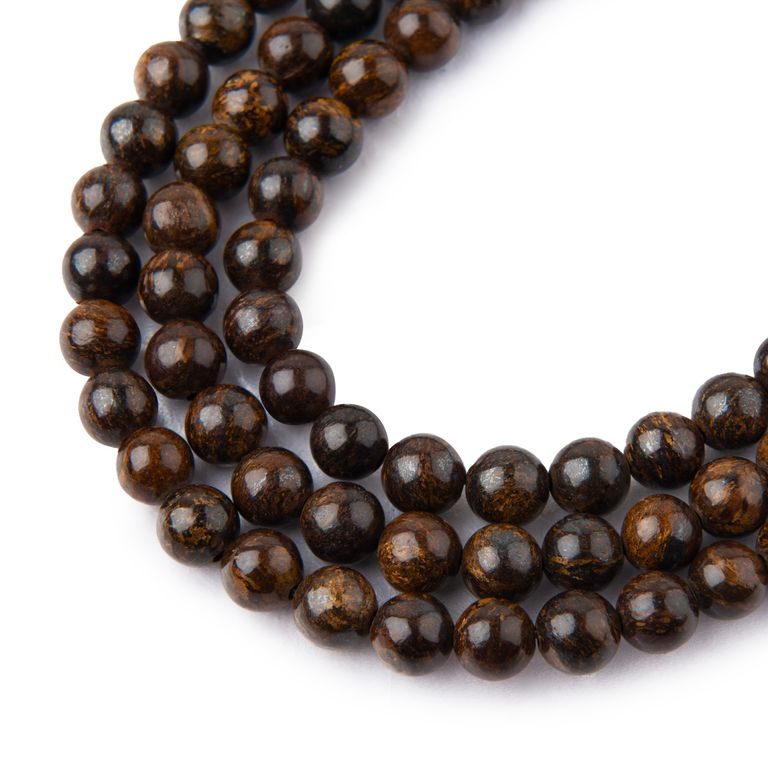 Bronzite beads 6mm