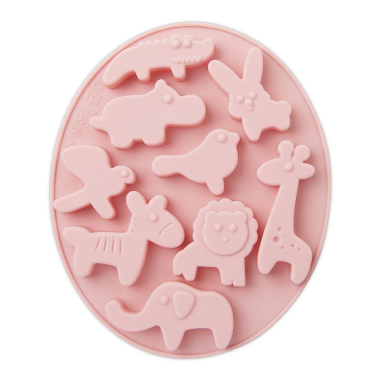 Set of 9 silicone moulds for casting creative clay animals