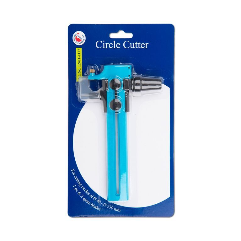 Circle cutter 4-23cm with 2 extra cutters