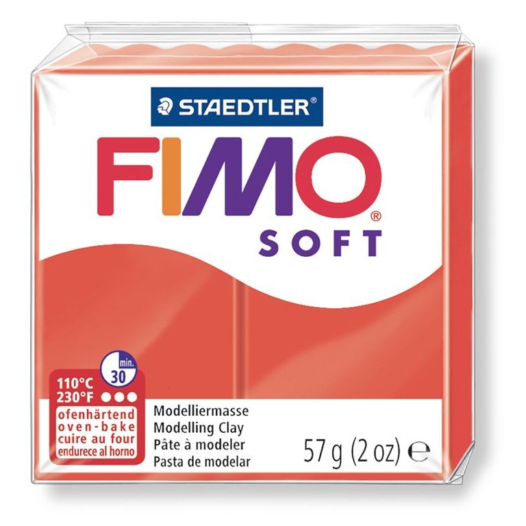 FIMO Soft 57g (8020-24) indiánská červená