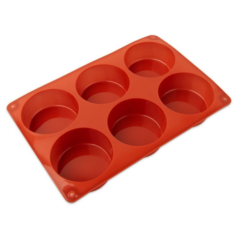 Silicone mould for casting creative clay circle 6pcs
