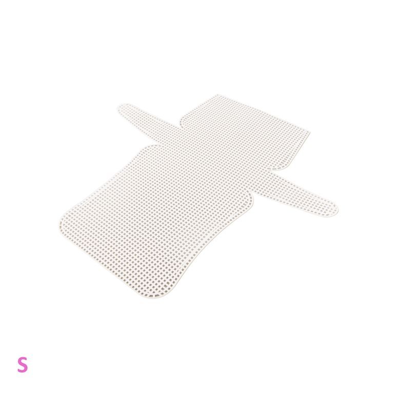 Plastová kanava ako základ na kabelku 335 x 355 x 1 mm biela