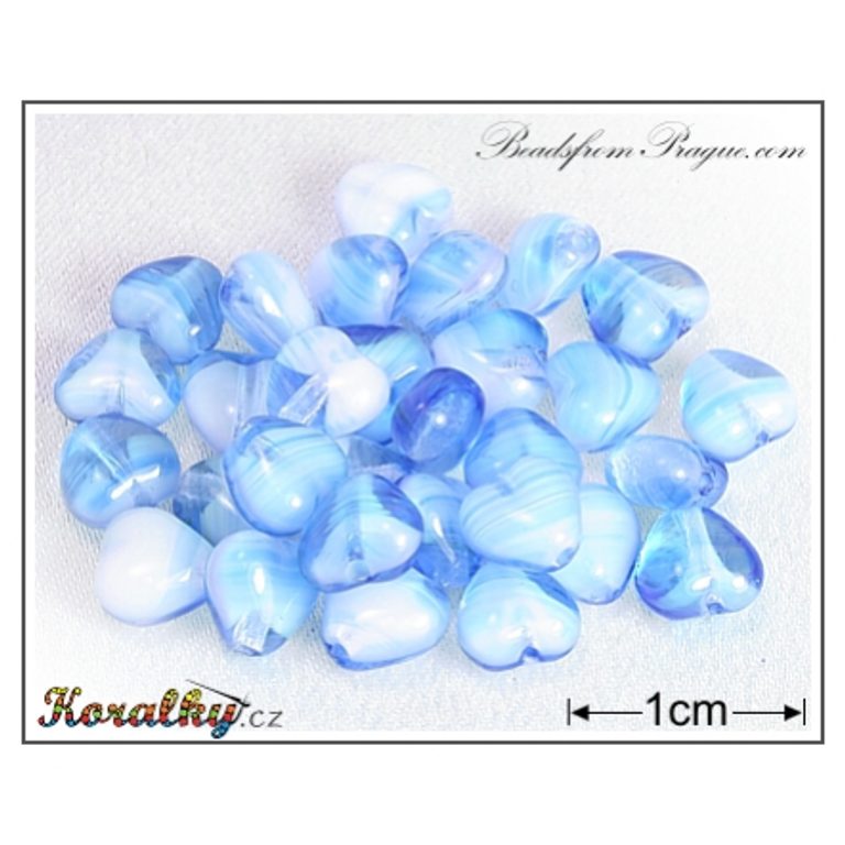 Glass pressed beads no.79