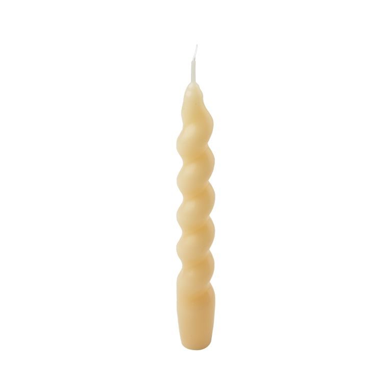 Polycarbonate candle mould in the shape of a spiral 25x180mm
