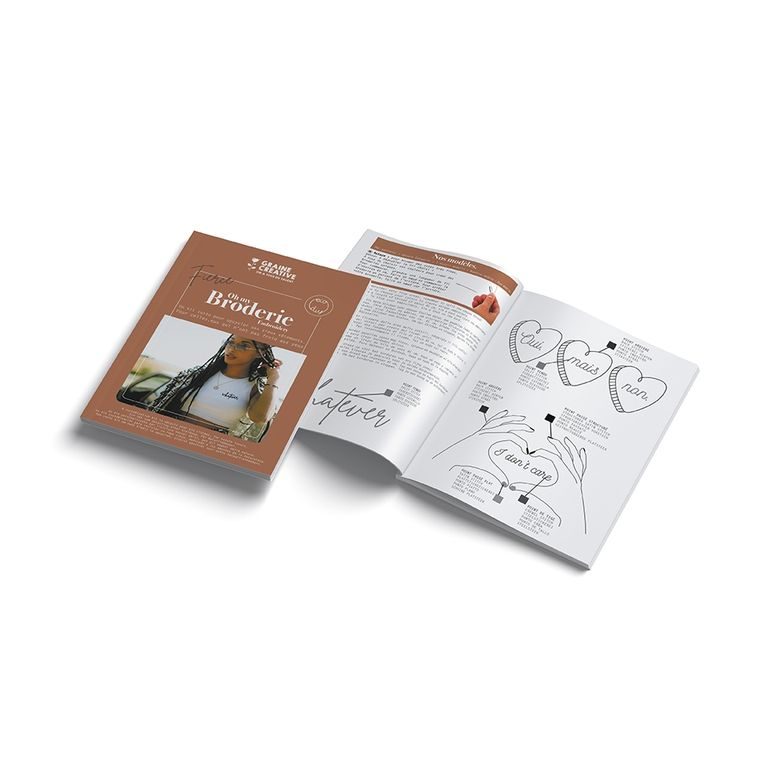 Set for upcycling clothes using embroidery Be fierce