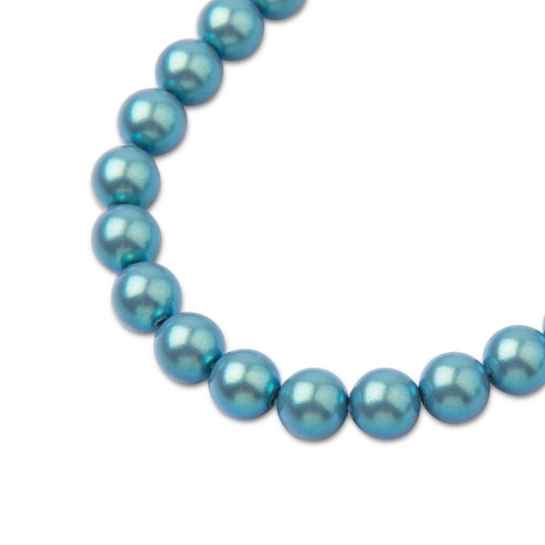 Preciosa kulatá perla MAXIMA 6mm Pearlescent Blue