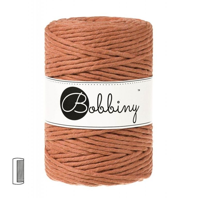 Bobbiny Macramé příze XXL 5mm Terracota