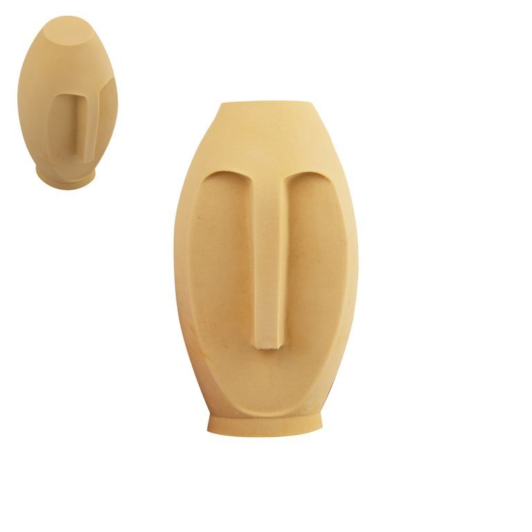 Silicone mould for casting abstract face 61x60x100mm