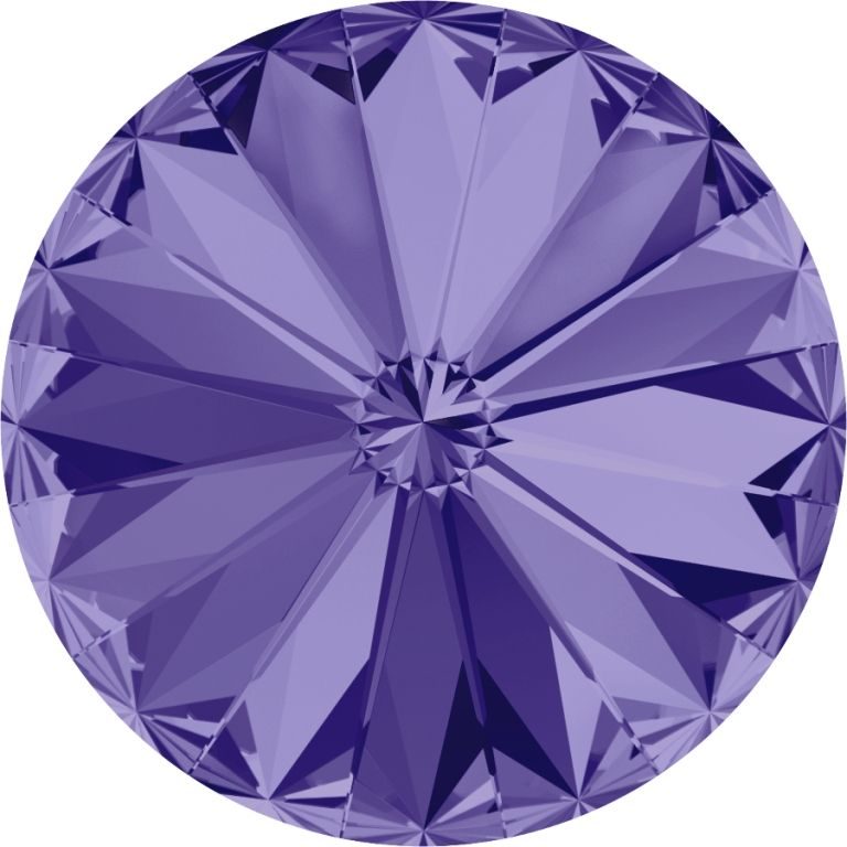 SWAROVSKI Rivoli 1122 SS 47 Tanzanite F