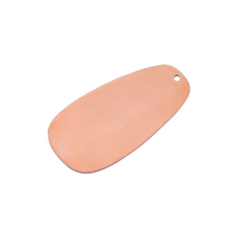 Copper cutout oval 55x29mm