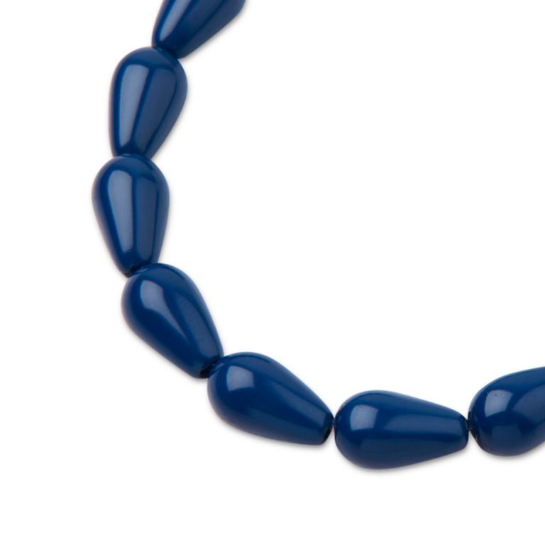 Preciosa perlă tip pară MAXIMA 15x8mm Crystal Navy Blue