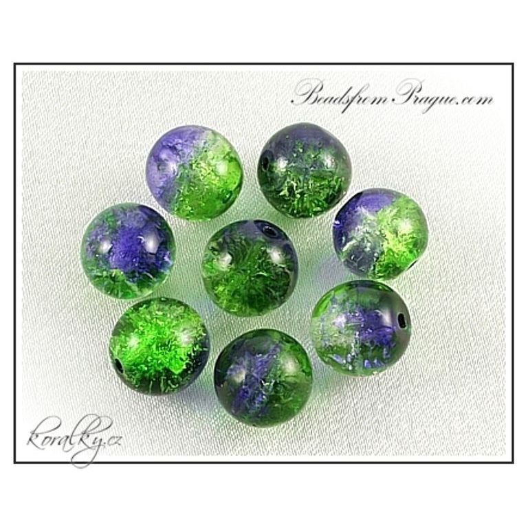 Czech glass crackle beads No.20