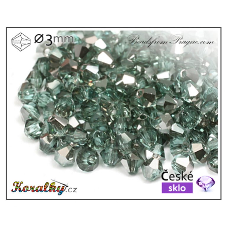 Czech crystal bicone beads 3mm No.15