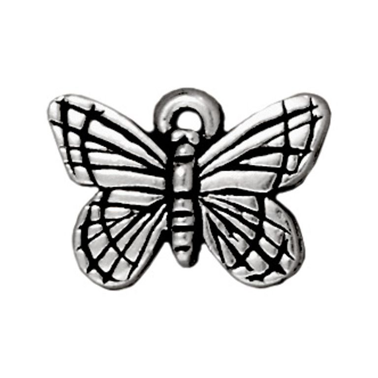 TierraCast pendant Monarch antique silver