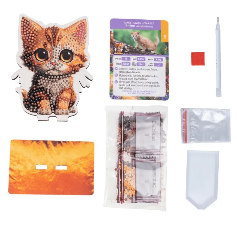 Diamantové malování postava kočka