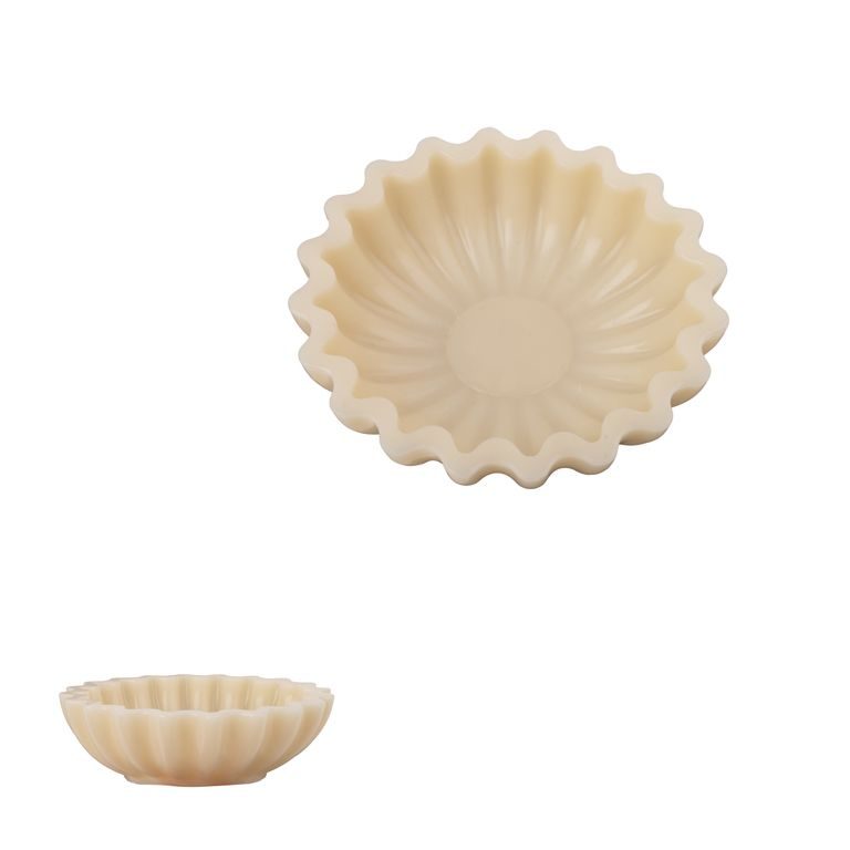 Manumi silikonová forma na odlévání kreativní hmoty 133 x 42 mm ve tvaru misky s reliéfy