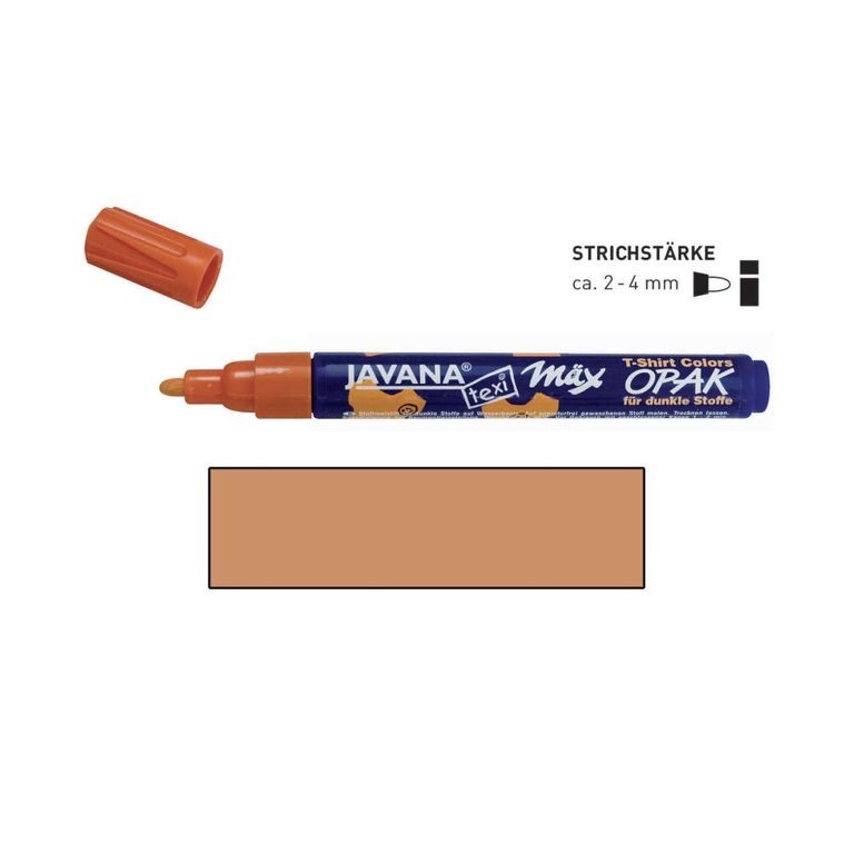 Fabric marker Texi Max JAVANA OPAK copper