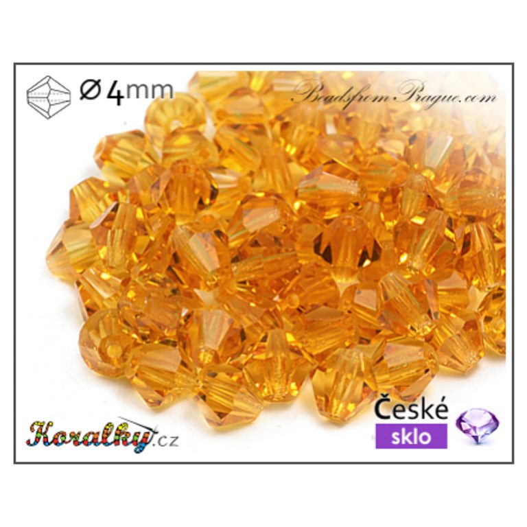 Czech crystal bicone beads 4mm No.91