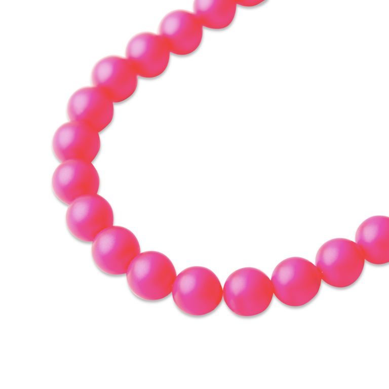 SWAROVSKI 5810 6 mm Neon Pink Pearl